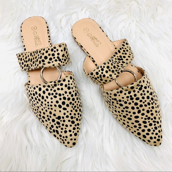 Leopard ring mule flat - Picture 6 of 6